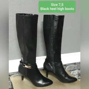 NWOT Alfani Black Heel Boots